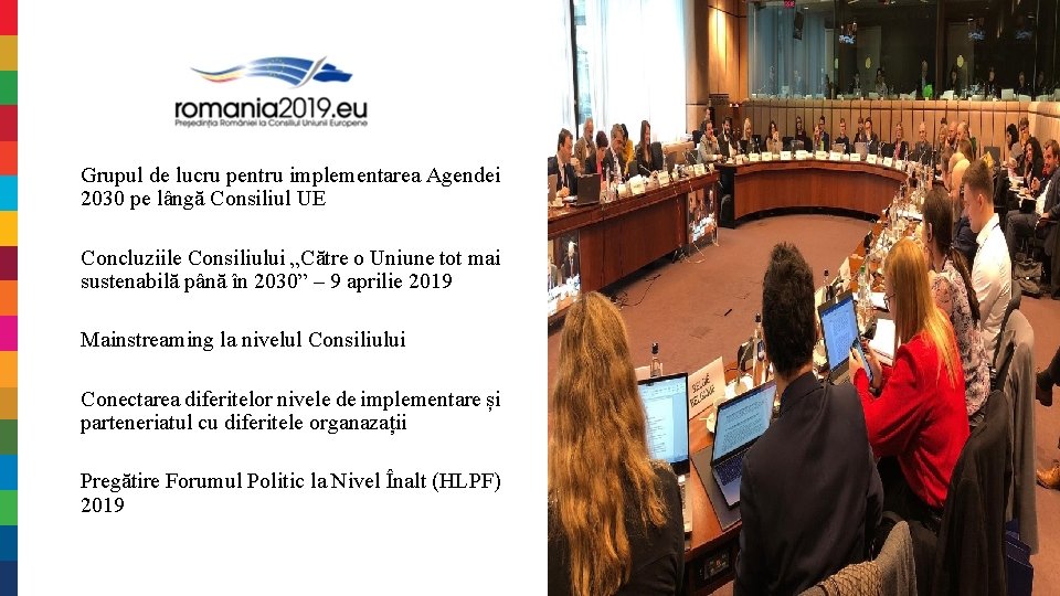 Grupul de lucru pentru implementarea Agendei 2030 pe lângă Consiliul UE Concluziile Consiliului „Către