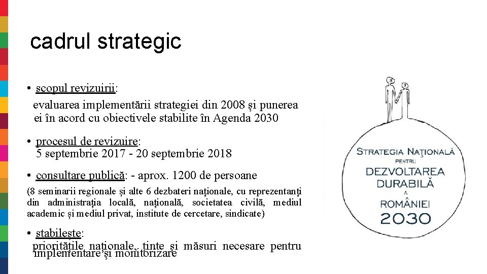 cadrul strategic • scopul revizuirii: evaluarea implementării strategiei din 2008 și punerea ei în