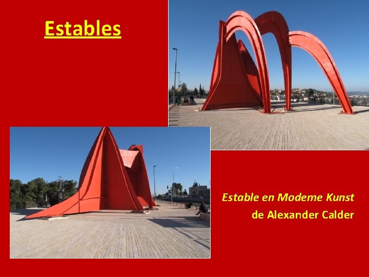 Estables Estable en Modeme Kunst de Alexander Calder 
