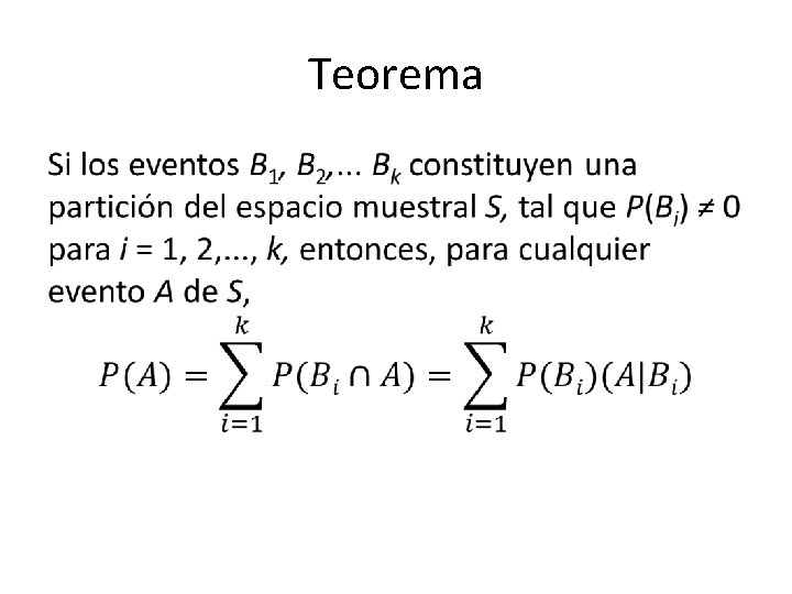 Teorema • 