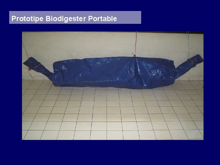 Prototipe Biodigester Portable 