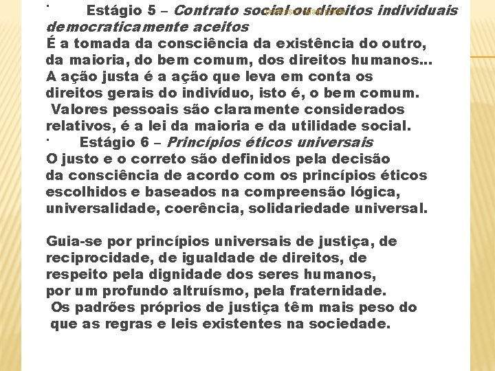 · Estágio professor rafael prado 5 – Contrato social ou direitos individuais democraticamente aceitos