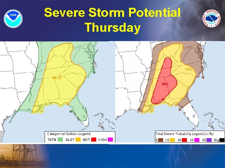 Severe Storm Potential Thursday 