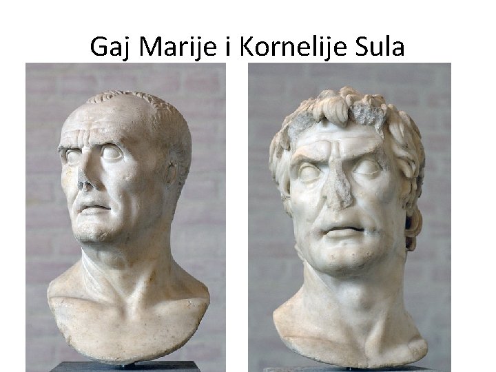 Gaj Marije i Kornelije Sula 