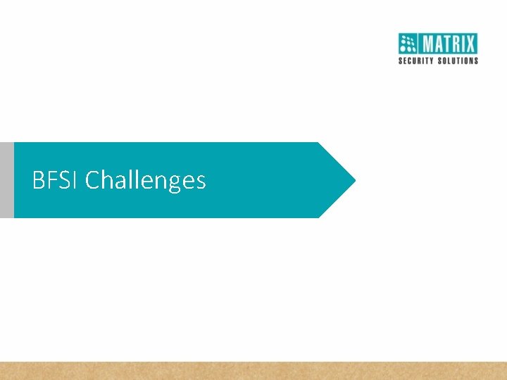 BFSI Challenges 