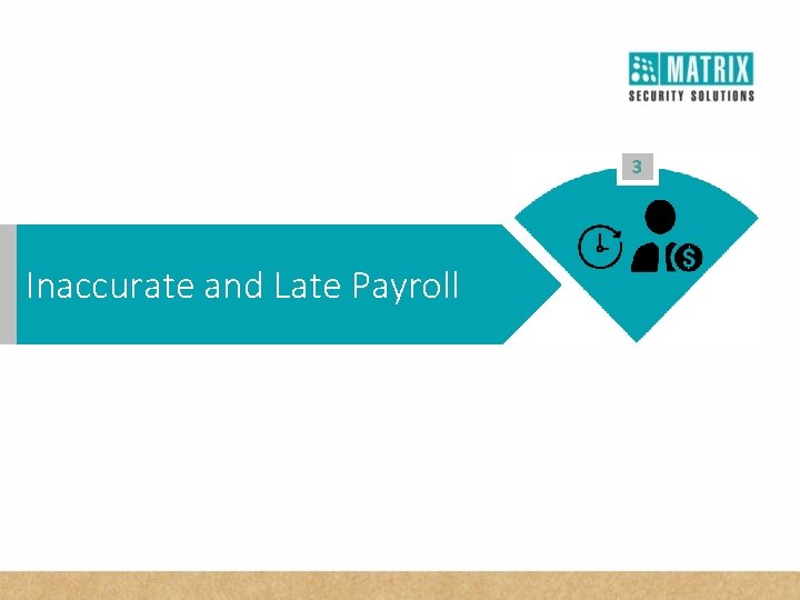 Inaccurate and Late Payroll 