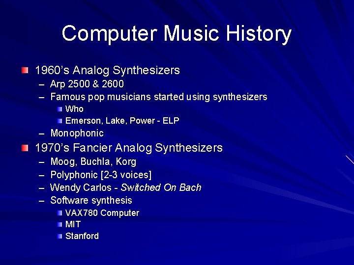 Computer Music History 1960’s Analog Synthesizers – Arp 2500 & 2600 – Famous pop