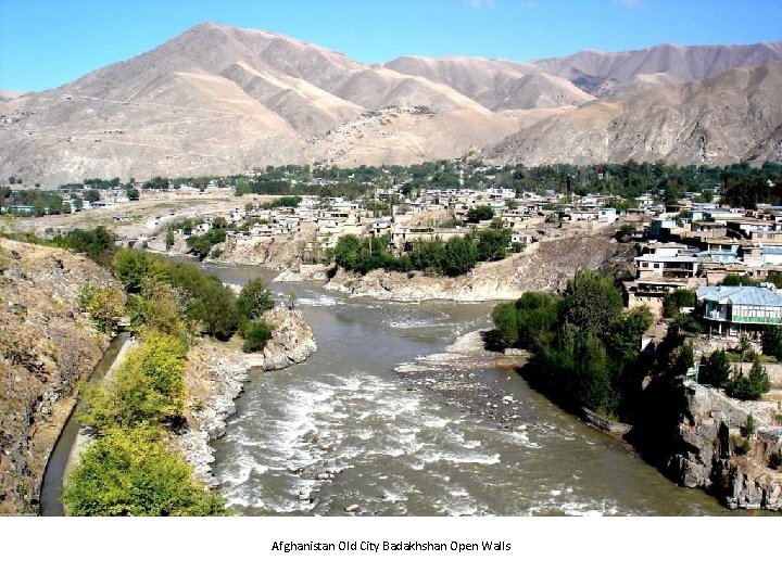 Afghanistan Old City Badakhshan Open Walls 