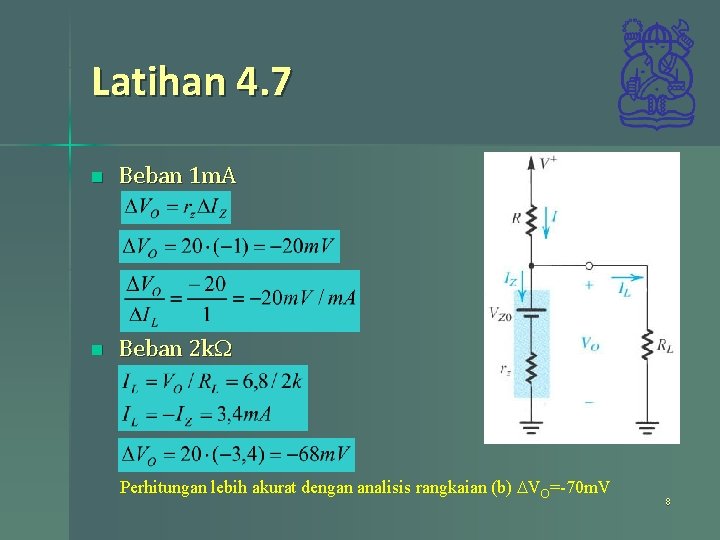 Latihan 4. 7 n Beban 1 m. A n Beban 2 k. W Perhitungan