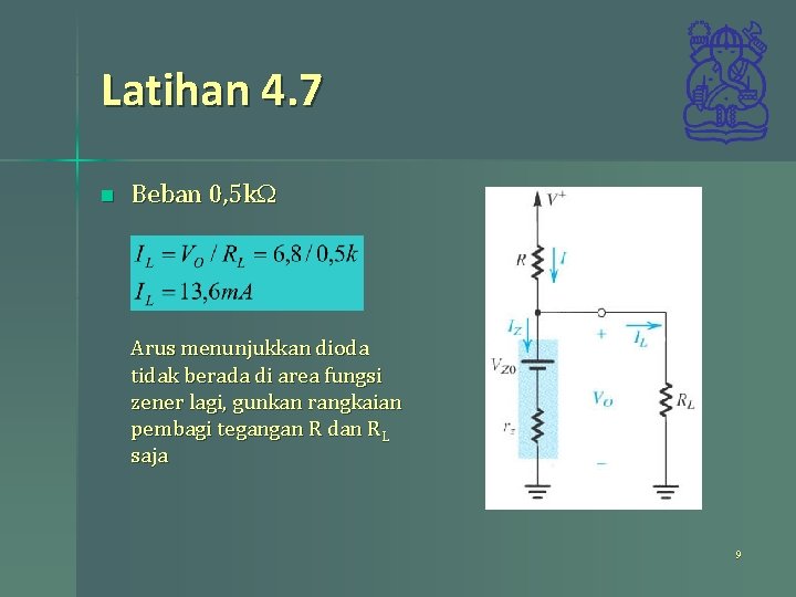 Latihan 4. 7 n Beban 0, 5 k. W Arus menunjukkan dioda tidak berada