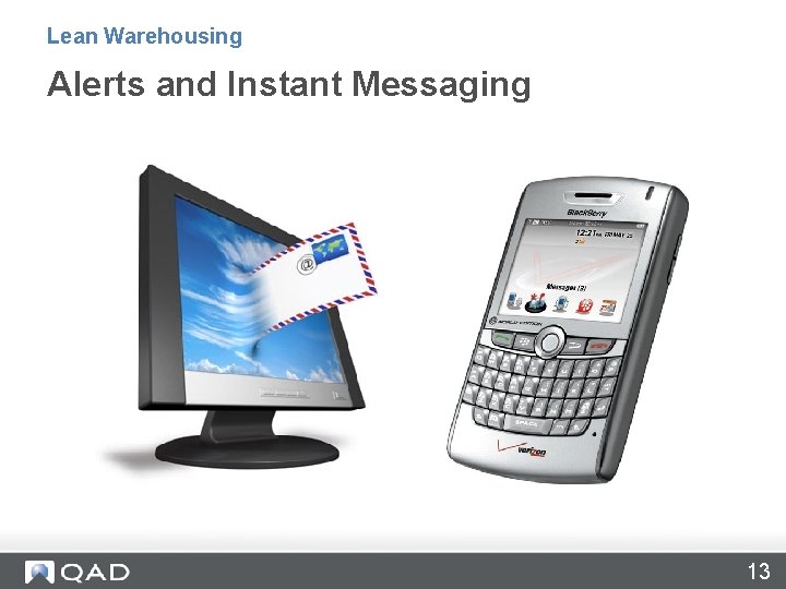 Lean Warehousing Alerts and Instant Messaging 13 