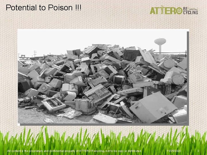 Potential to Poison !!! All content is the proprietary and confidential property of ATTERO