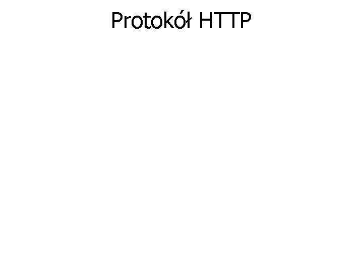 Protokół HTTP 