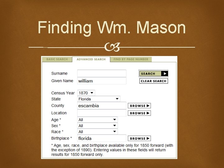 Finding Wm. Mason 