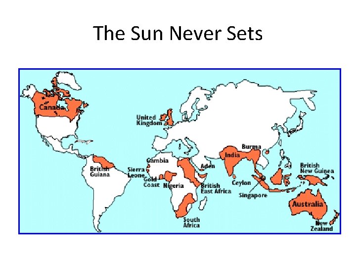The Sun Never Sets 
