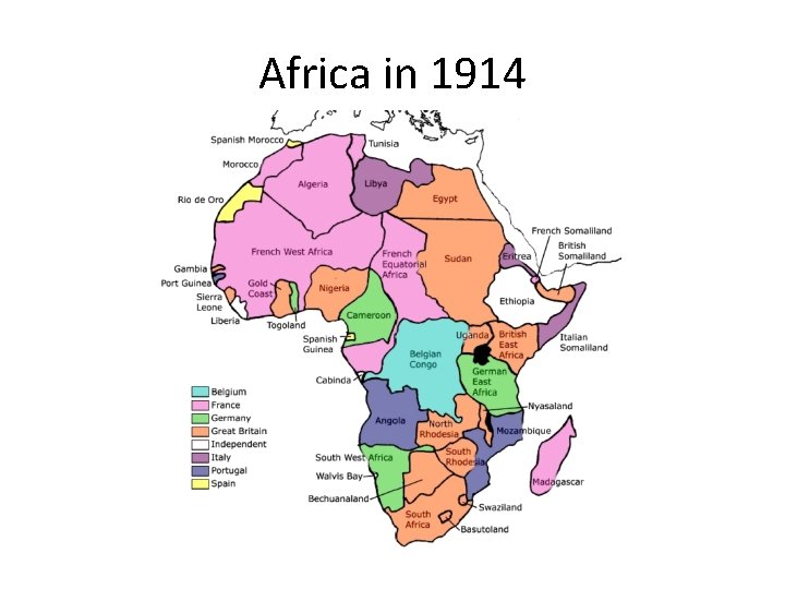 Africa in 1914 