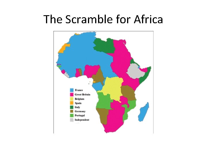 The Scramble for Africa 