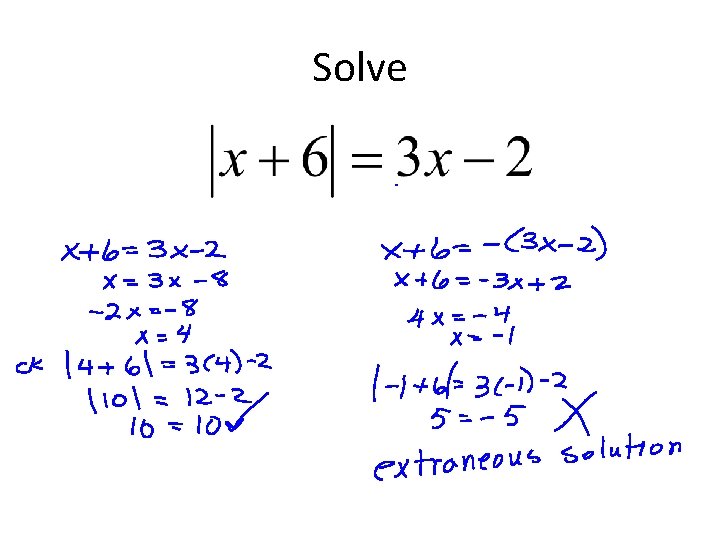 Solve Solve