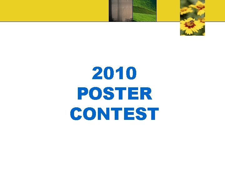 2010 POSTER CONTEST 