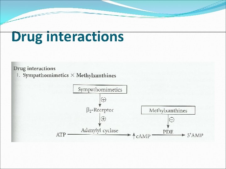 Drug interactions 
