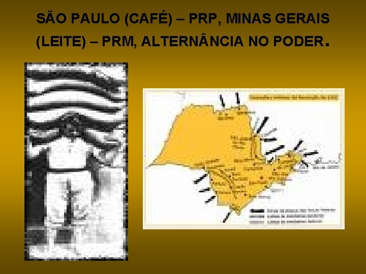 SÃO PAULO (CAFÉ) – PRP, MINAS GERAIS (LEITE) – PRM, ALTERN NCIA NO PODER.