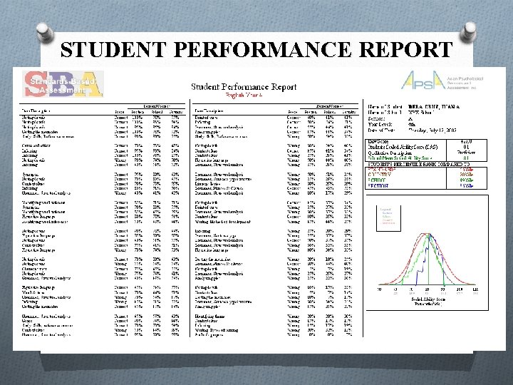 STUDENT PERFORMANCE REPORT 