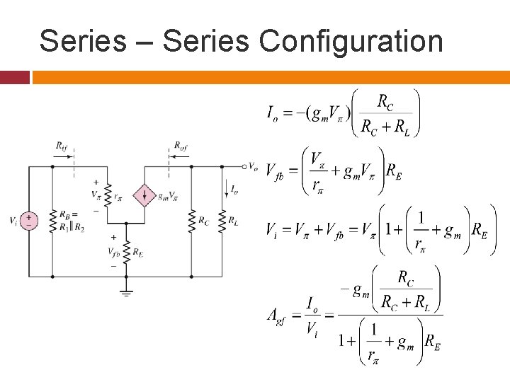 Series – Series Configuration 