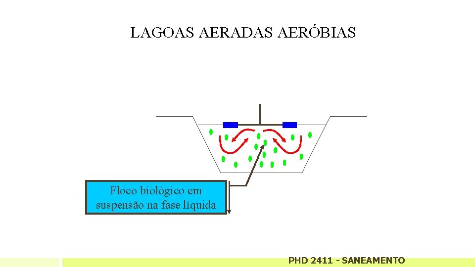 LAGOAS AERADAS AERÓBIAS Floco biológico em suspensão na fase líquida PHD 2411 - SANEAMENTO