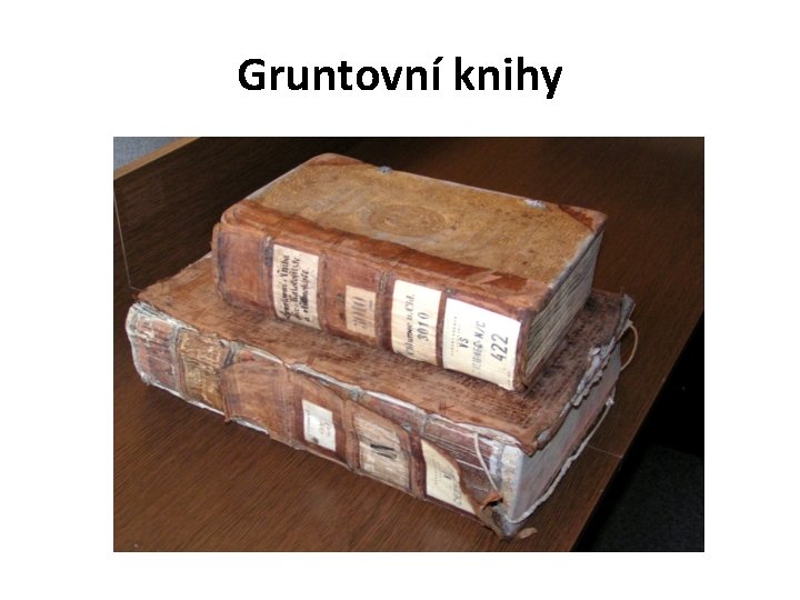 Gruntovní knihy 