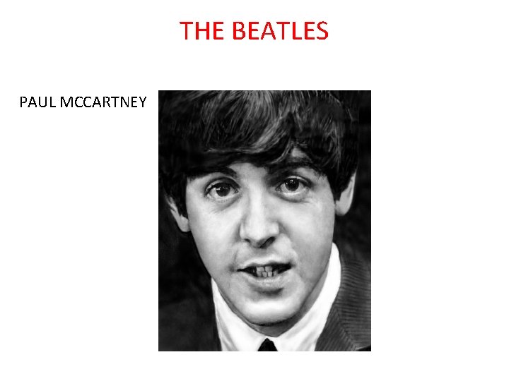 THE BEATLES PAUL MCCARTNEY 