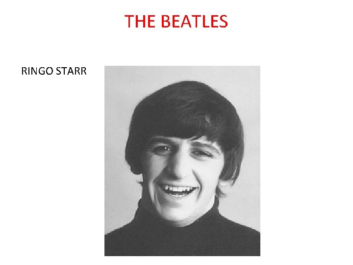 THE BEATLES RINGO STARR 