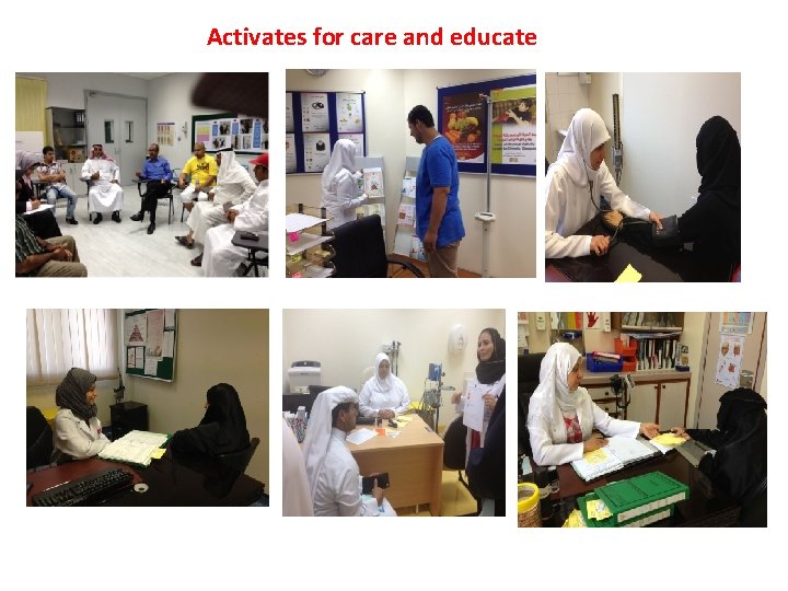 Activates for care and educate 