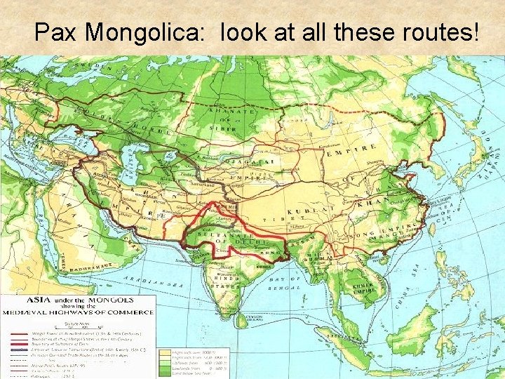 Pax Mongolica: look at all these routes! 