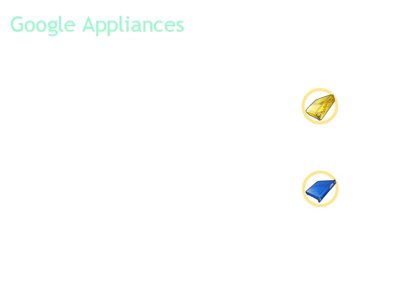Google Appliances The Google Search Appliance Bring fast, relevant search to your website or