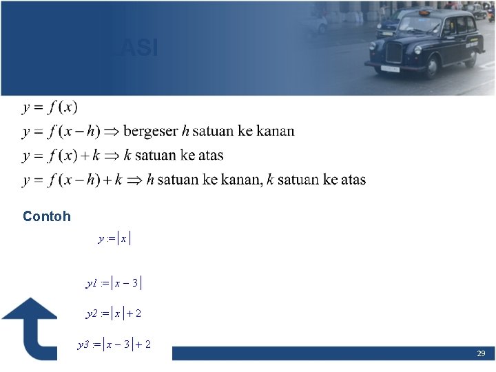 TRANSLASI Contoh 29 TRANSLASI Contoh 29