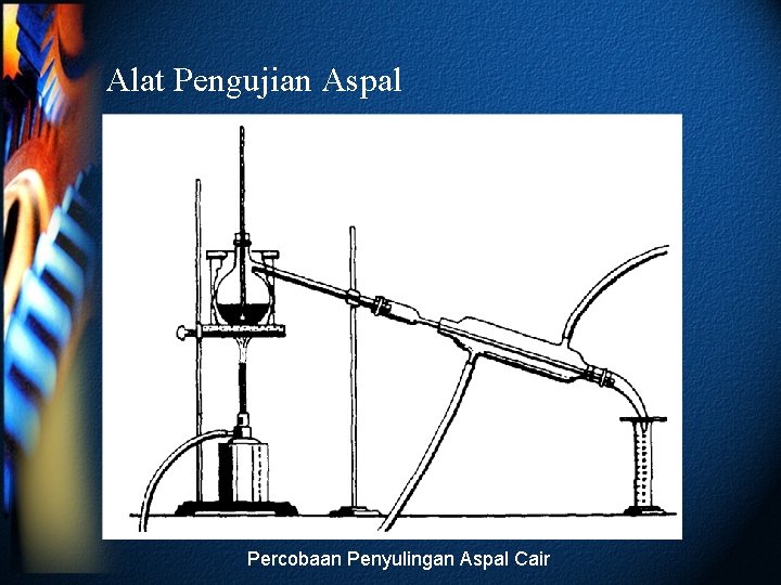 Alat Pengujian Aspal Percobaan Penyulingan Aspal Cair 