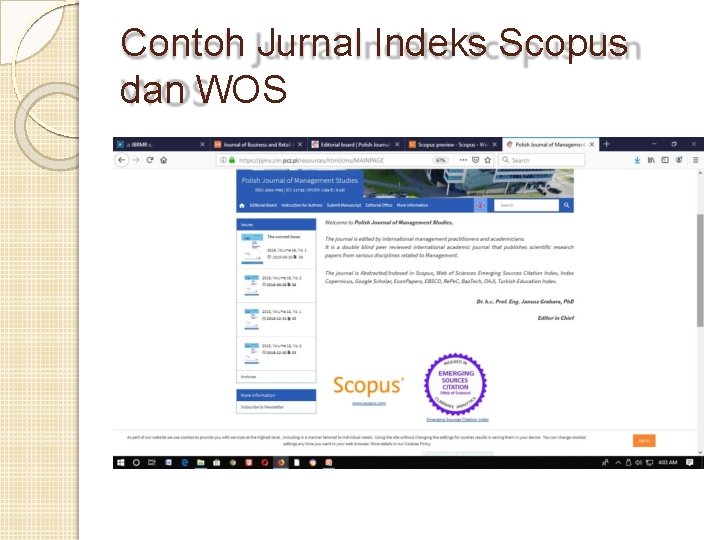 Contoh Jurnal Indeks Scopus dan WOS 