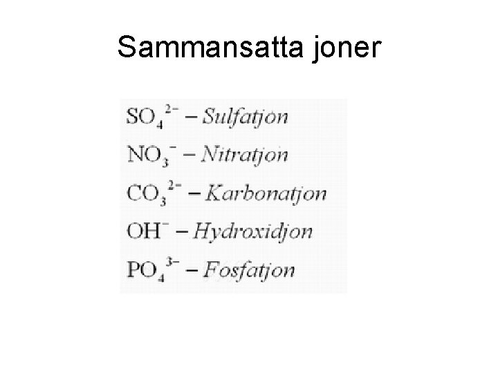 Sammansatta joner 