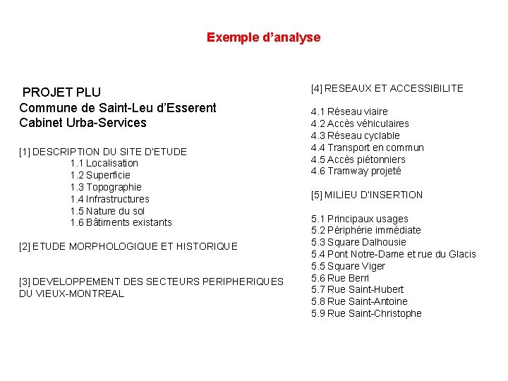 Exemple d’analyse PROJET PLU Commune de Saint-Leu d’Esserent Cabinet Urba-Services [1] DESCRIPTION DU SITE