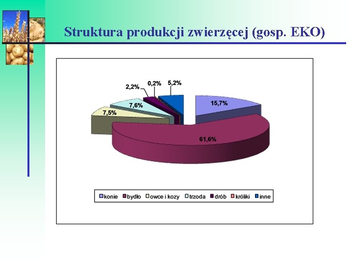 Struktura produkcji zwierzęcej (gosp. EKO) 