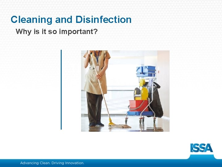 Cleaning and Disinfection Why is it so important? The Role of the Environment 