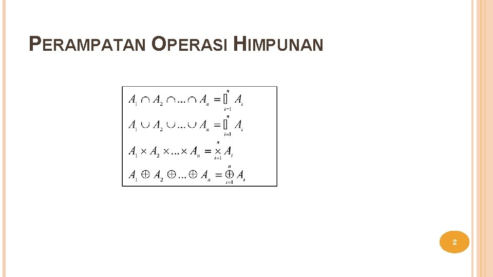 PERAMPATAN OPERASI HIMPUNAN 2 