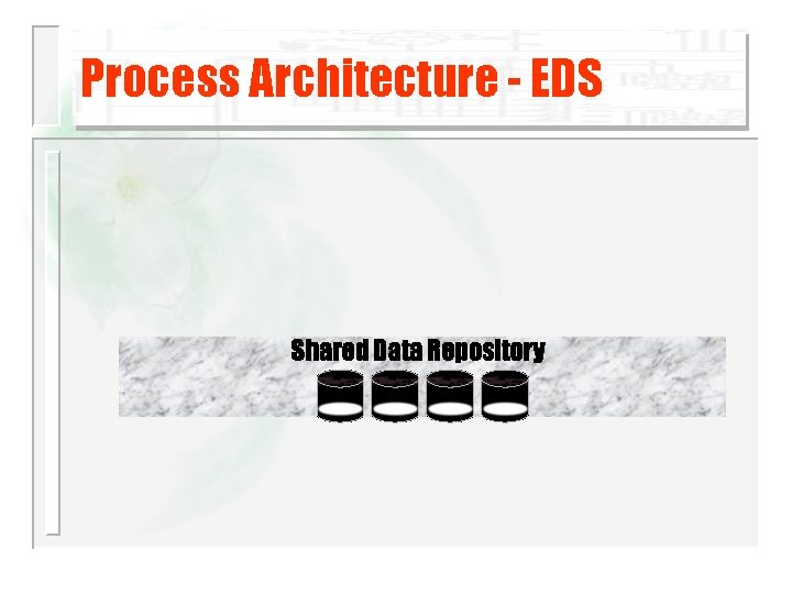 Process Architecture - EDS Shared Data Repository 