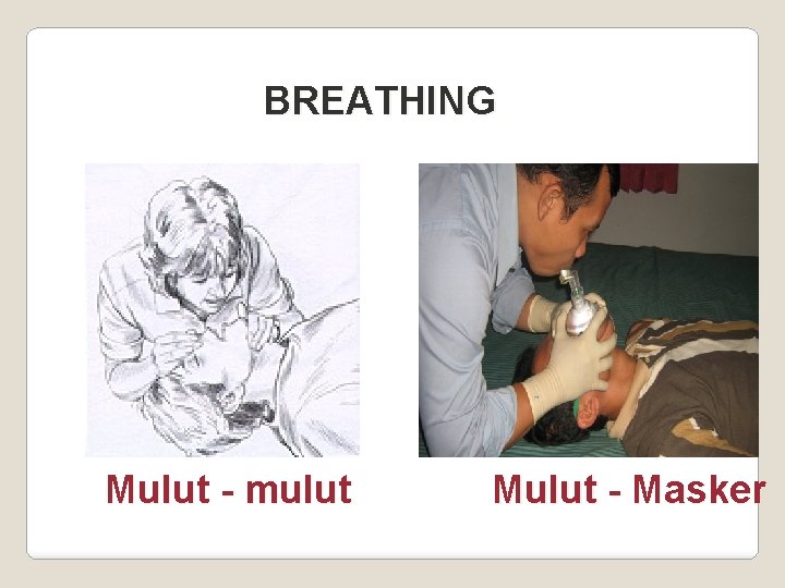 BREATHING Mulut - mulut Mulut - Masker 