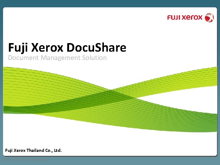 fuji xerox document management solutions