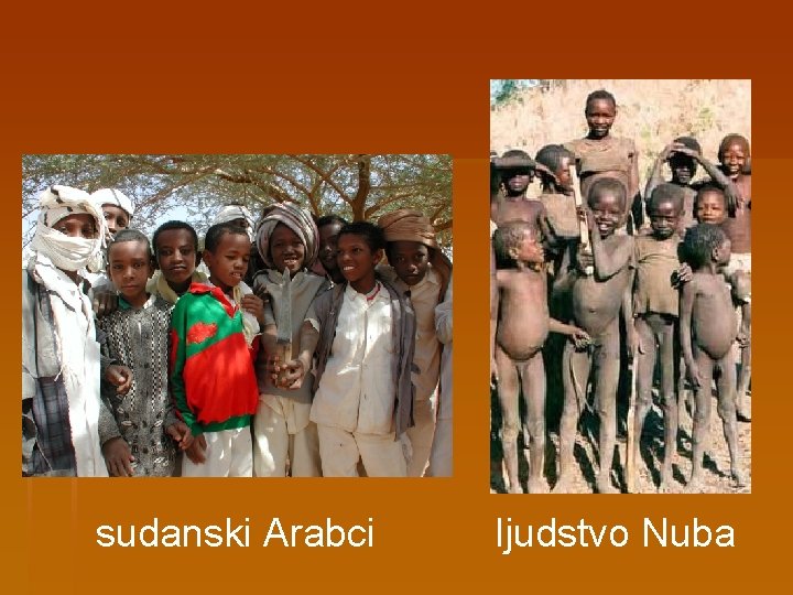 sudanski Arabci ljudstvo Nuba 