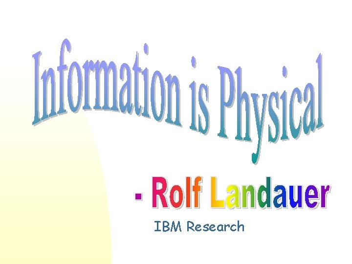 IBM Research 