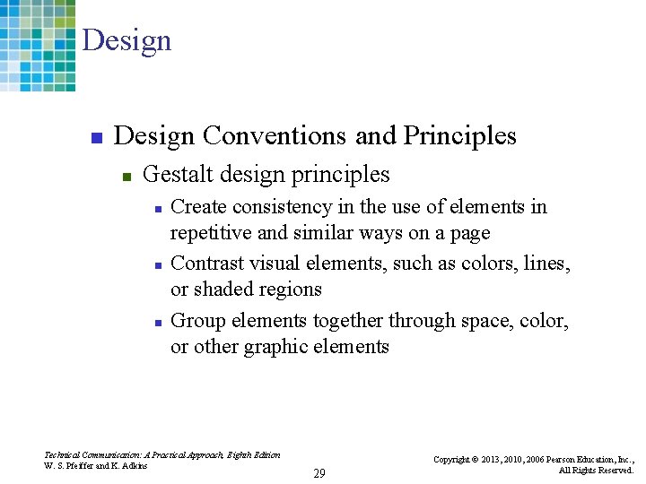 Design n Design Conventions and Principles n Gestalt design principles n n n Create