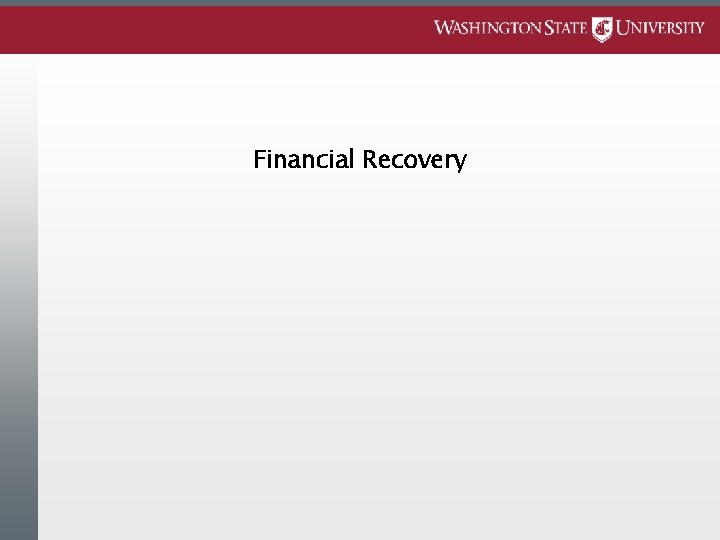 Financial Recovery 