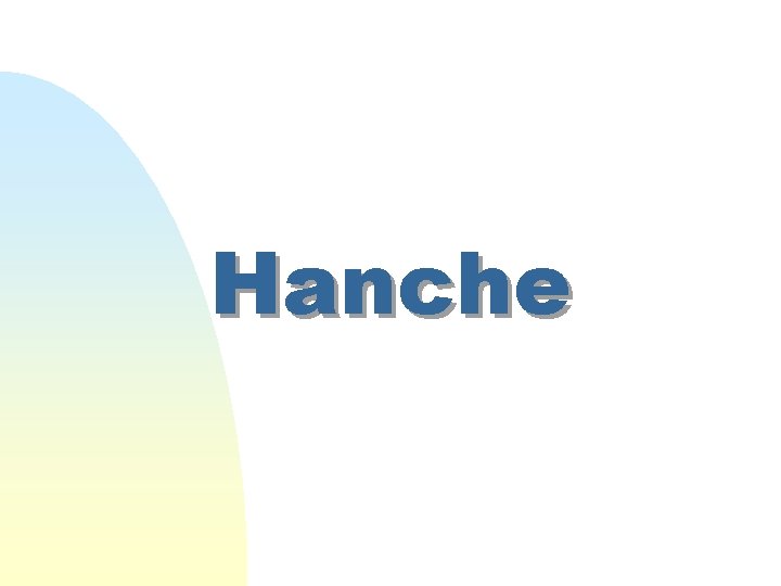 Hanche 